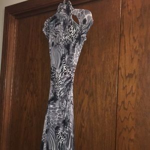 Cache animal print dress Xs